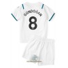 Officiële Voetbalshirt + Korte Broek Manchester City Ilkay Gundogan 8 Uit 2021-22 - Kids